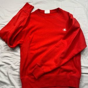 Red Champion Sweatshirt